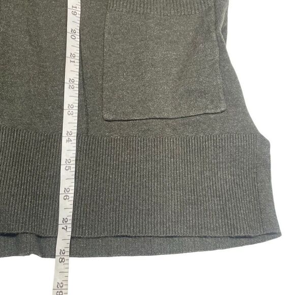 Pink Clover Olive Green Open Front Cardigan - Picture 6 of 7